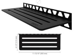 Schluter Shelf-W Wave Matte Black SWS1 D10 MGS
